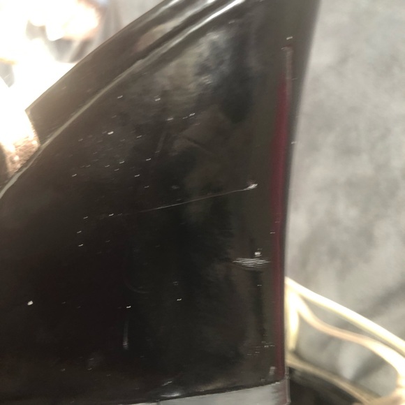 Lauren RL Black Gold Sandal Platform Shoes 6.5 37 - Picture 10 of 14